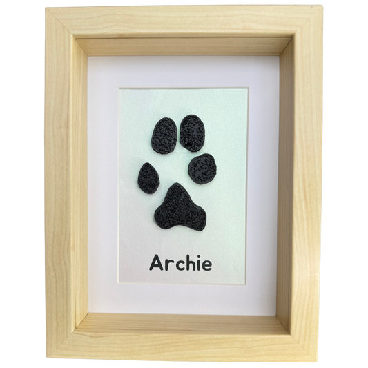 Custom Paw Print Frame