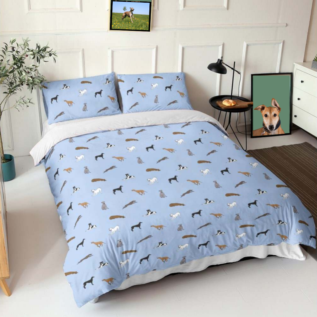 Greyhound Quilt Cover Set