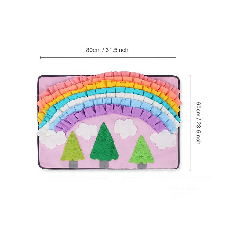 Rainbow Snuffle Mat Enrichment Toy