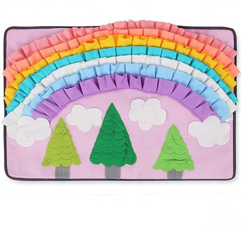 Rainbow Snuffle Mat Enrichment Toy