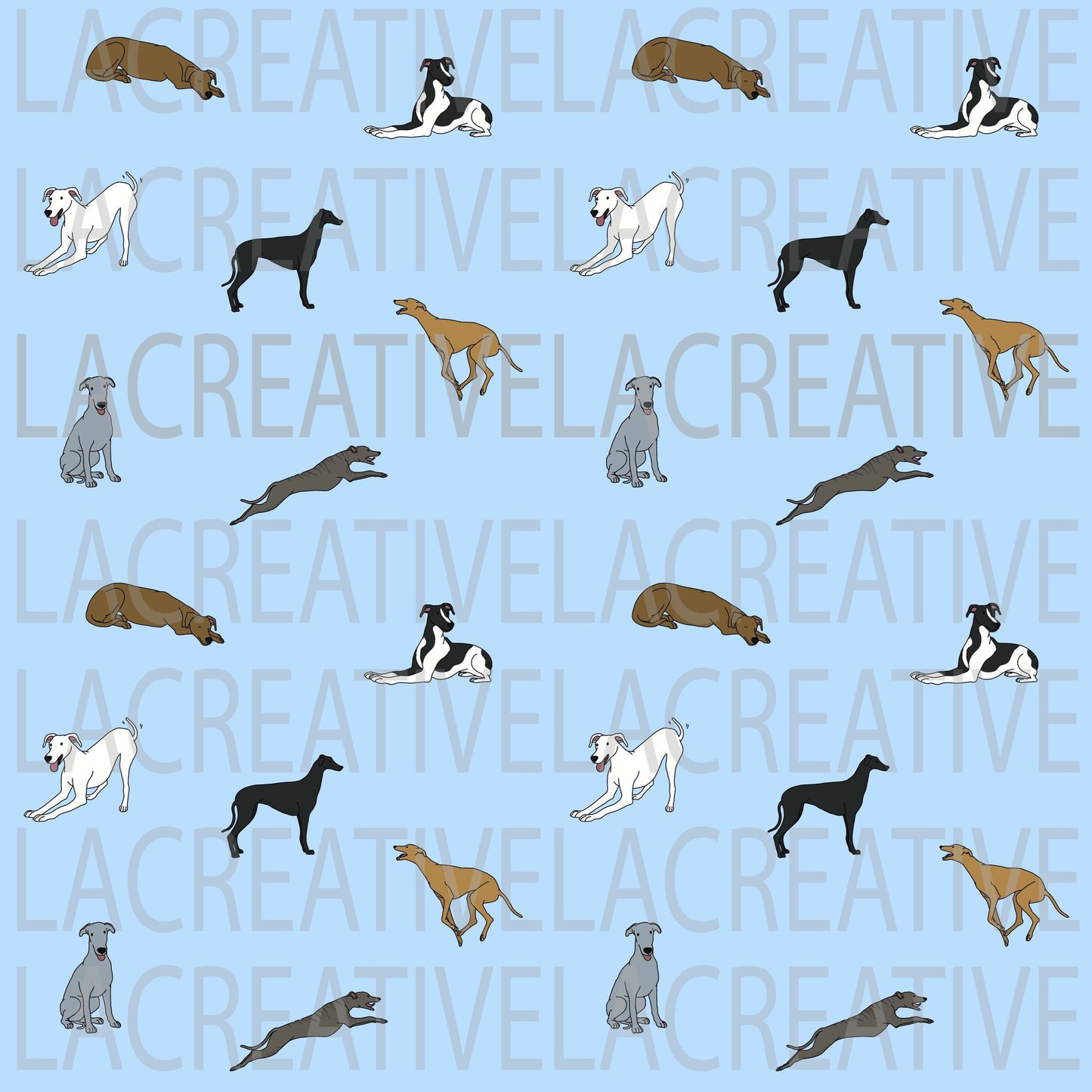 Greyhound Quilt Cover Set