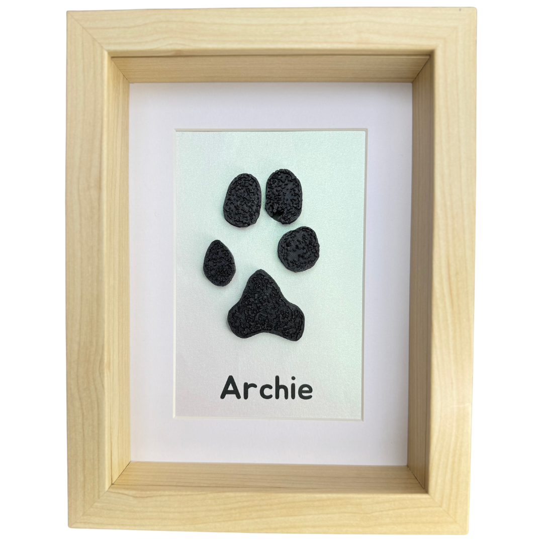 Custom Paw Print Frame