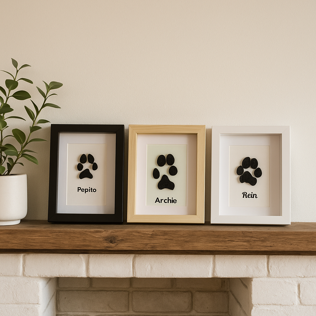 Custom Paw Print Frame
