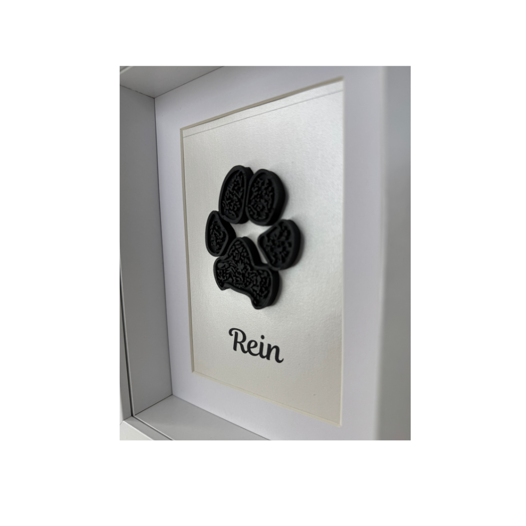 Custom Paw Print Frame