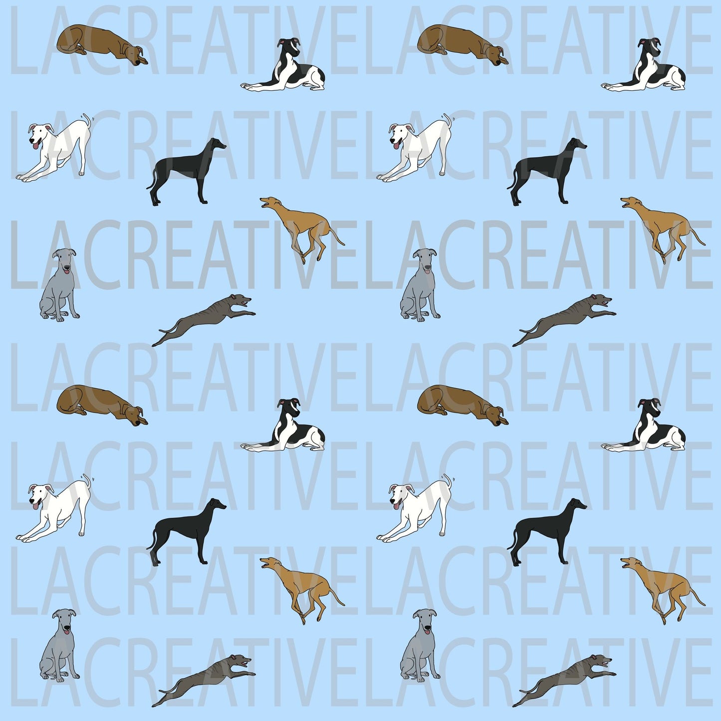 Greyhound Quilt Cover Set